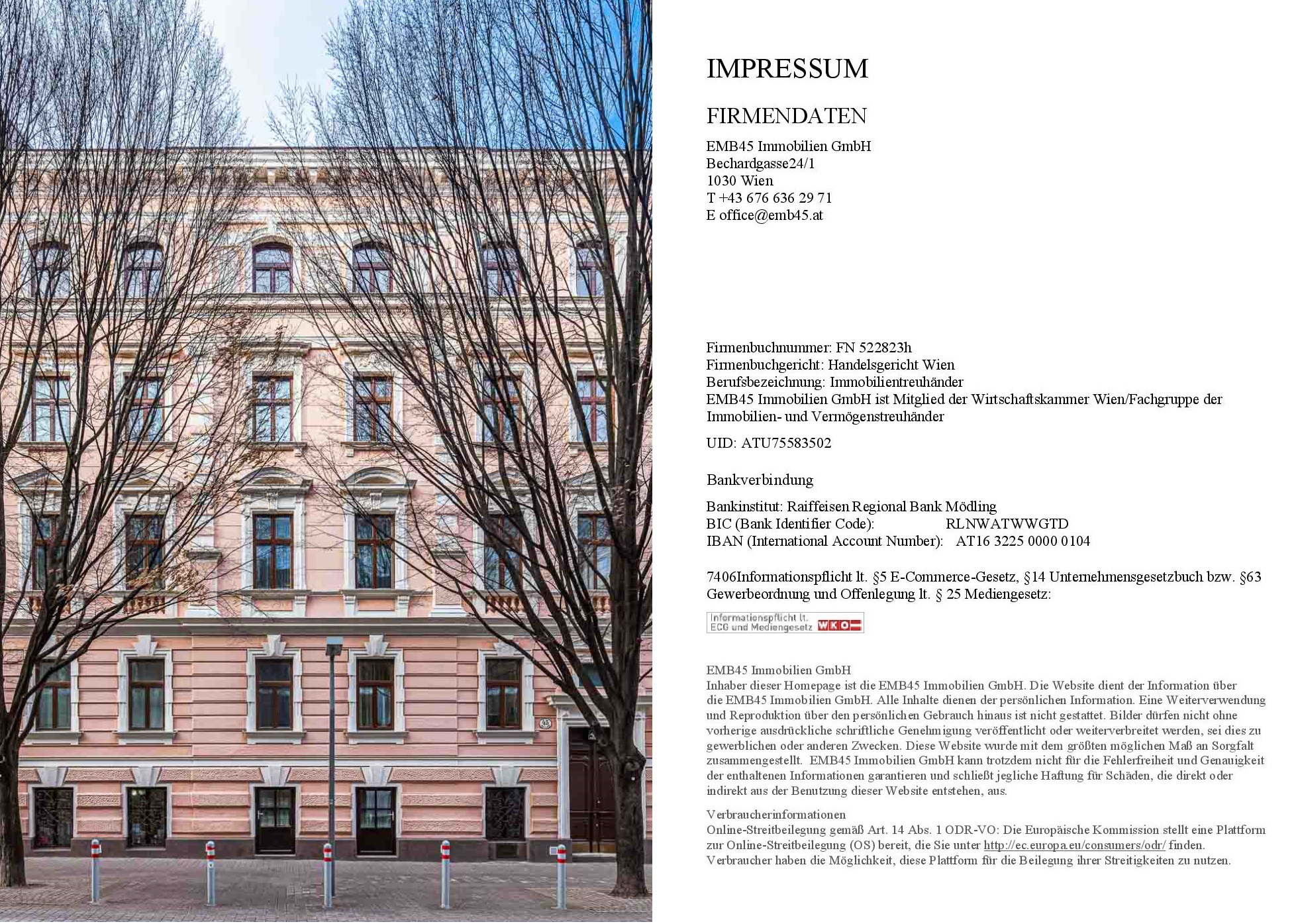 Willkommen bei EMB45 Immobilien Gmbh